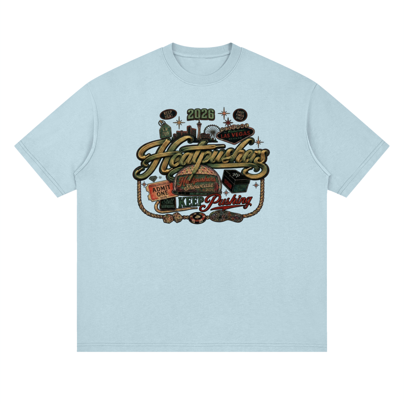 Heatpushers 2026 Las Vegas SneakerCon Showcase T-Shirt