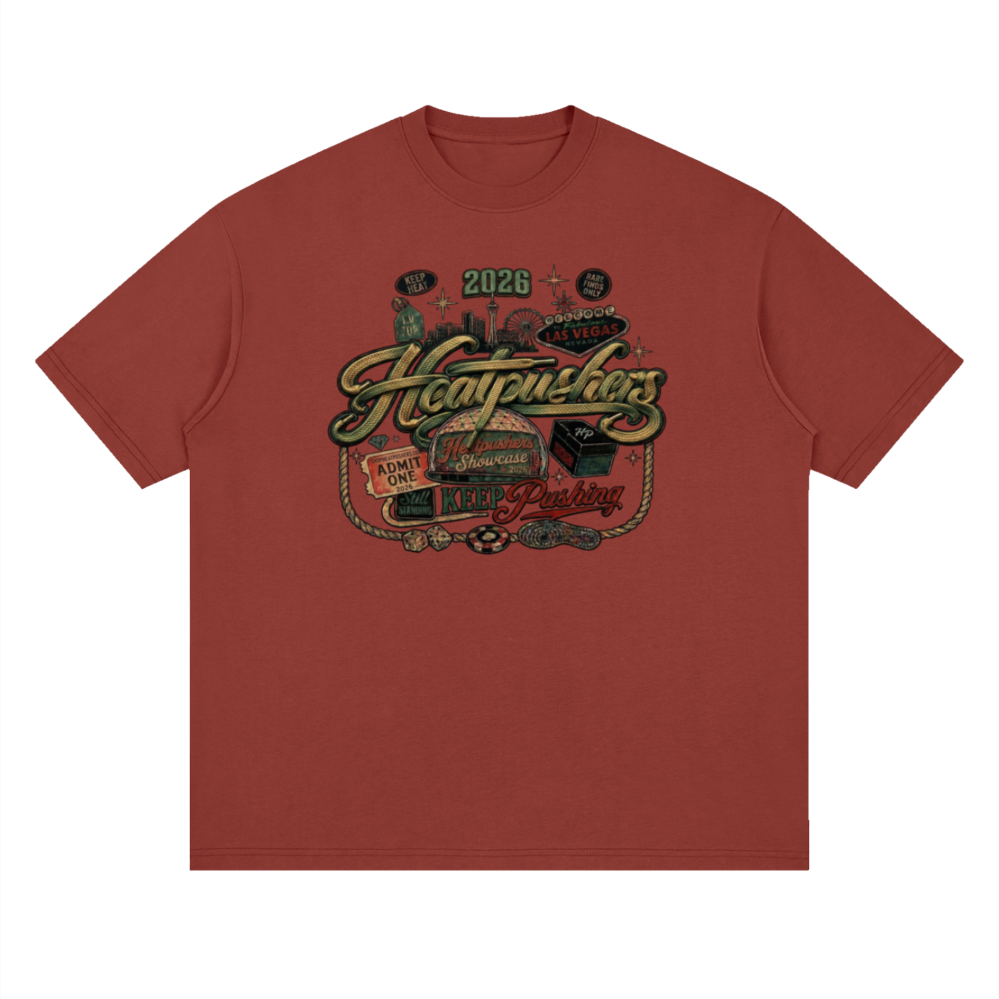 Heatpushers 2026 Las Vegas SneakerCon Showcase T-Shirt