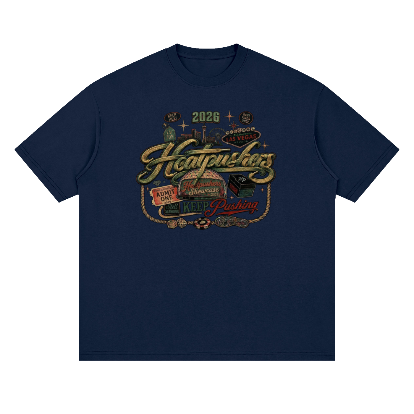 Heatpushers 2026 Las Vegas SneakerCon Showcase T-Shirt