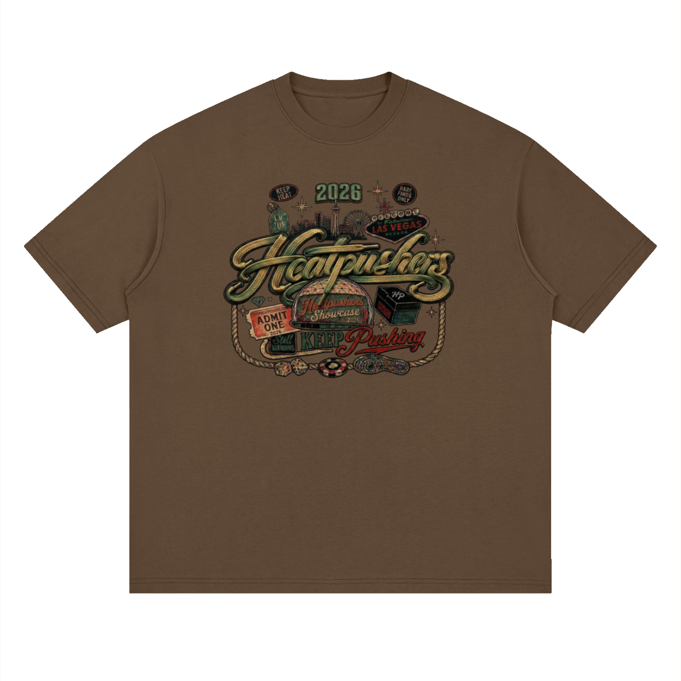 Heatpushers 2026 Las Vegas SneakerCon Showcase T-Shirt