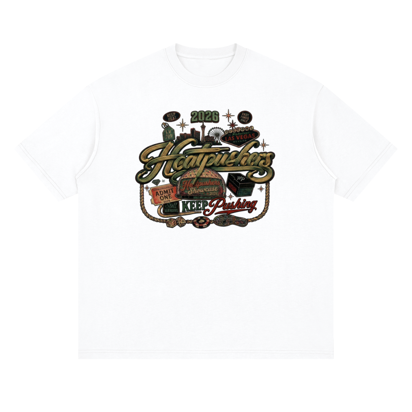 Heatpushers 2026 Las Vegas SneakerCon Showcase T-Shirt